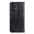 Miniatyrbillede 2 af 2: Motorola Moto G72 ægte læderetui med magnetisk lukning - Sort Black