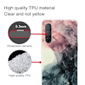 Pikkukuva 2 / 2: Marble OnePlus Nord CE 5G Suojakotelo - Pale Pink And Vihreä Marble Multicolor