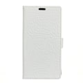 Miniatyrbillede 2 af 2: HTC 10 Evo stilfuldt læder-etui m. krokodilletekstur - Hvid White