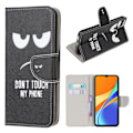 Miniatyrbillede 1 af 2: Wonderland Xiaomi Redmi 9C Flip etui - Do not touch my phone Black