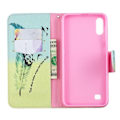 Miniatyrbillede 2 af 2: Wonderland Samsung Galaxy A10 etui - Fjermønster Multicolor
