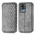 Miniatyrbild 1 av 6: Läderfodral med A Snygg Rhombus Avtryck till Samsung Galaxy S20 Ultra - Grå Silvergrå