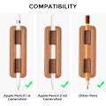 Miniatyrbillede 5 af 6: Apple Pencil-pennehylster i læder - Sort Black