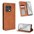 Miniatyrbillede 1 af 2: Bofink Vintage OnePlus 10 Pro Læder Etui - Brun Brown