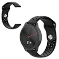 Miniatyrbillede 1 af 2: Huawei Watch GT 2 42mm elegant silikone urrem - Sort Black