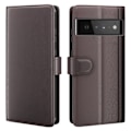 Pikkukuva 1 / 2: Aito nahkakotelo luottokorttipaikoilla Google Pixel 6 Pro - Ruskea Brown