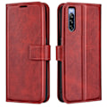Pikkukuva 1 / 2: Sony Xperia 10 IV nahkainen lompakokkotelo - Punainen Red