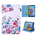 Miniatyrbillede 1 af 2: Samsung Galaxy Tab S5e mønstret og flervinklet lædercover - blomster Multicolor