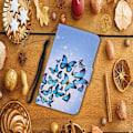 Pikkukuva 2 / 2: Wonderland Samsung Galaxy Note 20 flip kuoret - Eloisat Perhoset Blue