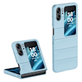 Miniatyrbillede 1 af 2: Blødt grebsformet cover til Oppo Find N2 Flip - Blå Blue