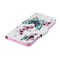 Pikkukuva 2 / 2: Butterfly Samsung Galaxy A70 nahkakotelo - Perhonen Ja Kukka Multicolor