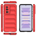 Miniatyrbild 2 av 2: Mjukt greppformat Xiaomi Redmi K60 / Xiaomi Redmi K60 Pro skal - Röd Röd