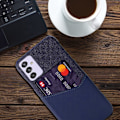 Miniatyrbild 2 av 2: Bofink Samsung Galaxy Quantum 2 / A82 5G Card Skal - Blå Blå