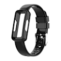 Miniatyrbillede 1 af 2: Fitbit Ace 3 / Luxe / Inspire HR klart fleksibelt cover + urrem - Sort Black