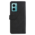 Pikkukuva 2 / 2: Teksturoitu nahkakotelo hihnalla Xiaomi Redmi Note 11E / Xiaomi Redmi Note 10 5G / Xiaomi Redmi 10 Prime Plus 5G - Musta Black