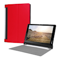 Miniatyrbild 1 av 2: Lenovo Tab 3 Plus 10 PU-flipfodral i läder - Röd Röd
