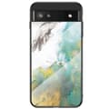 Miniatyrbillede 1 af 2: Fantasy Marble Google Pixel 6a Cover - Flyvende Due Marmor Multicolor