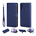 Miniatyrbillede 1 af 2: Huawei P20 Pro aftageligt læder flip etui - Blå Blue