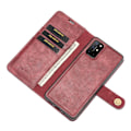 Miniatyrbillede 2 af 2: DG.MING OnePlus 8T 2-in-1 pung etui - rød Red