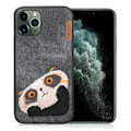 Miniatyrbillede 1 af 2: Nimmy Big Eyes iPhone 11 Pro Max broderet cover - Sort Black
