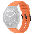Miniatyrbillede 1 af 2: 22mm Universal enkel silikone urrem - Orange Orange