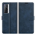 Pikkukuva 1 / 2: Lompakko Nahkakotelo For Vivo X70 Pro - Sininen Blue