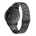 Miniatyrbillede 1 af 2: Garmin Fenix 5X rustfri lænke-urrem - sort Black