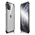 Miniatyrbillede 1 af 2: Luphie Bat iPhone 11 Pro Alu-bumper og glas - Sort Black