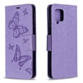 Pikkukuva 2 / 2: Butterfly Samsung Galaxy A42 5G nahkakotelo - Violetti Purple
