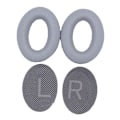 Miniatyrbillede 1 af 2: 1 par BOSE QC15 / QC25 / QC35 JZF-236 ørepuder i læder - Sølv Silver grey