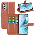 Miniatyrbillede 2 af 2: Klassisk Motorola Moto G Stylus (2022) flip etui - Brun Brown