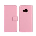Miniatyrbillede 1 af 2: Lönnrot HTC One M9 Ægte Læder Etui Med kortholder - Lyserød Pink