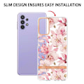 Pikkukuva 2 / 2: Erittäin ohut ja kestävä pehmeäkantinen Samsung Galaxy M32 5G / A32 5G - Vaaleanpunainen Gardenia Pink