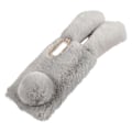 Miniatyrbild 1 av 2: Fluffy Rabbit Samsung Galaxy A50 skal - Silver/Grå Silvergrå
