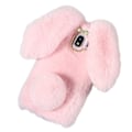 Miniatyrbild 1 av 2: Fluffy Rabbit Samsung Galaxy J4 (2018) skal - Rosa Rosa