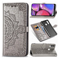 Pikkukuva 1 / 2: Mandala Samsung Galaxy A20s Flip kotelot - Harmaa Silver grey