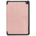 Pikkukuva 2 / 2: Kolminkertainen nahkakotelo Amazon Fire 7 (2022) - Ruusukulta Pink