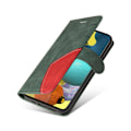 Miniatyrbillede 2 af 2: Tekstureret Læder Etui med Strop Til Samsung Galaxy A51 - Grøn Green