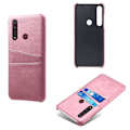 Pikkukuva 2 / 2: Dual Card Motorola Moto G8 Plus kuoret - Ruusukulta Pink