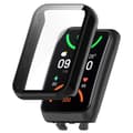 Oppo Band 2 cover with tempered glass screen protector - Black Svart