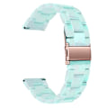 Miniatyrbillede 1 af 2: 20 mm Huawei Watch GT 2 42 mm / Watch 2 resin-urrem med spænde i rustfrit stål - Grøn Green