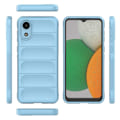 Miniatyrbillede 2 af 2: Blødt grebsformet cover til Samsung Galaxy A03 Core - Blå Blue