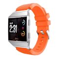 Miniatyrbillede 1 af 2: Fitbit Ionic rem med Twill tekstur - Orange Orange
