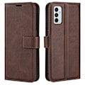 Pikkukuva 1 / 2: Samsung Galaxy M23 nahkainen lompakokkotelo - Ruskea Brown