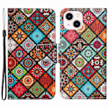 Miniatyrbillede 1 af 2: Wonderland iPhone 14 flip etui - Etnisk Stil Multicolor