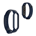 Miniatyrbillede 1 af 2: Xiaomi Mi Smart Band 6 / 5 blank silikone-urrem - Mørkeblå Blue