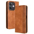 Miniatyrbilde 1 av 2: Bofink Vintage Oppo A3 lærveske - Brun Brown