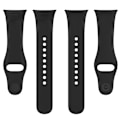 Pikkukuva 2 / 5: Xiaomi Redmi Band 3 silikoninen ranneke - Musta Black