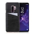 Miniatyrbillede 1 af 2: Samsung Galaxy S9 Plus PU læder etui - Sort Black