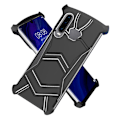 Miniatyrbillede 1 af 2: R-JUST Magnetisk Panther Aluminium etui - Huawei P30 - Sort Black